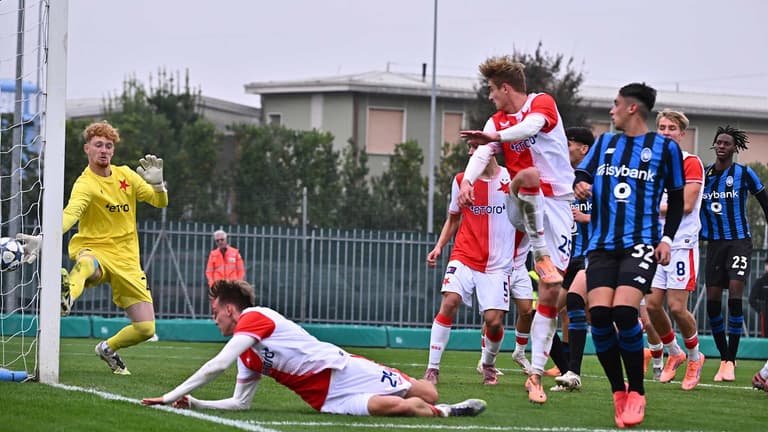 Goal 1-0 KoliÌsek (aut) - Atalanta U19 - Slavia Praha U19 22-10-2025 092