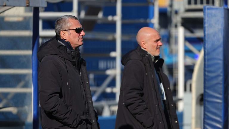 stefano percassi e luca percassi-during training session ahead of the UCL match between FC Barcelona - Atalanta_0187