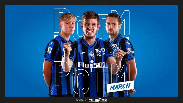 Player of the Month POTM Marzo: de Roon, Højlund, Toloi