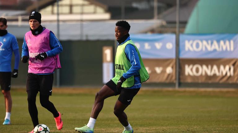 sulemana-during MD-1 UCL training Atalanta vs Real Madrid_0046