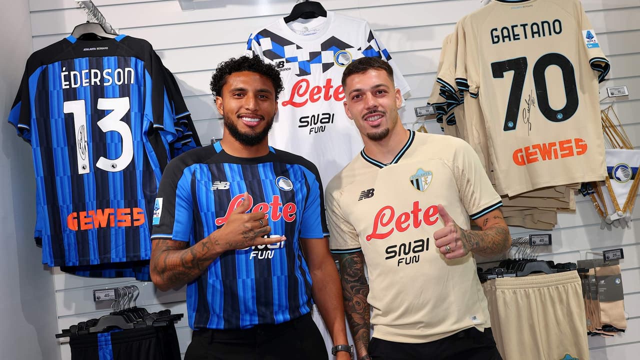 A Special Evening at the Atalanta Store with Gaetano and Éderson!