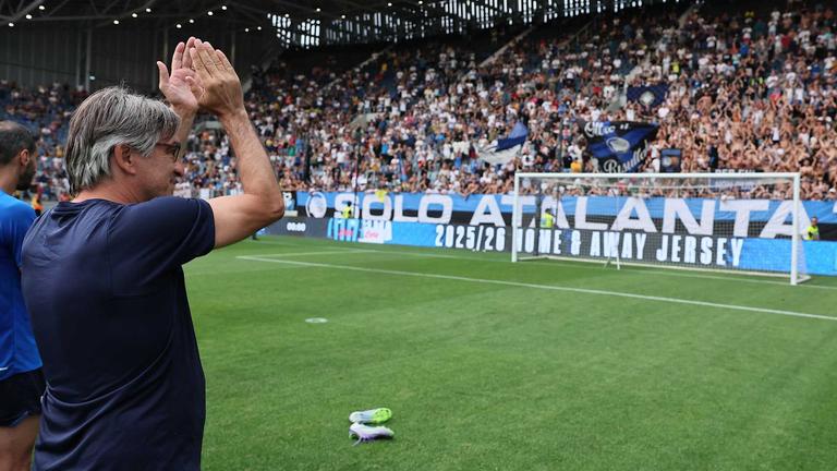 Allenamento allo stadio di Bergamo-juric ivan