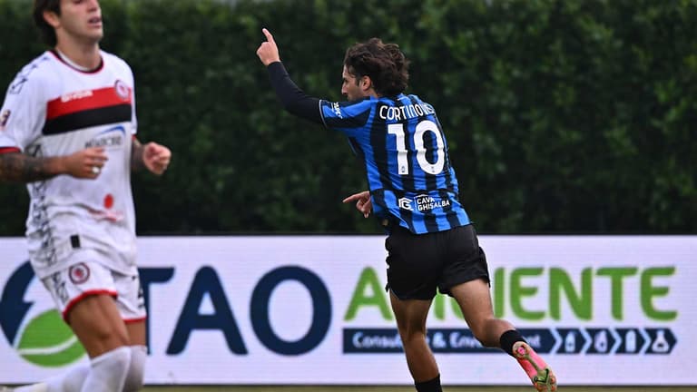 Cortinovis Alessandro goal 1-0 esultanza - Atalanta U23 - Foggia 04-10-2025 110