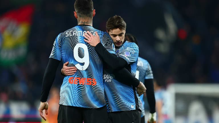 scamacca gianluca e zalewski nicola-Serie A Enilive 25-26 Atalanta-Cagliari-0676