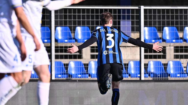 Del Lungo Tommaso goal 0-1 esultanza - Pergolettese vs Atalanta U23 02-02-2025 090