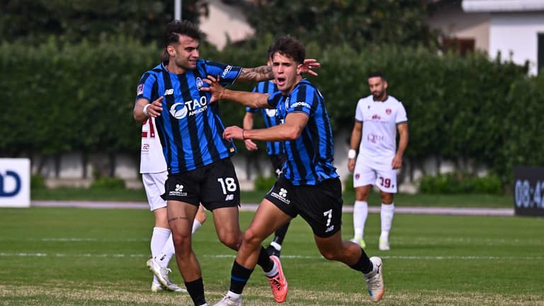 Manzoni Alberto goal 1-0 esultanza - Atalanta U23 - Trapani 19-10-2025 078