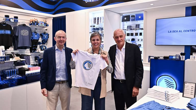 Sanga Giovanni, Corti Amelia, Percassi Antonio - Inaugurazione Atalanta Store Aeroporto BGY 08-06-2026 073