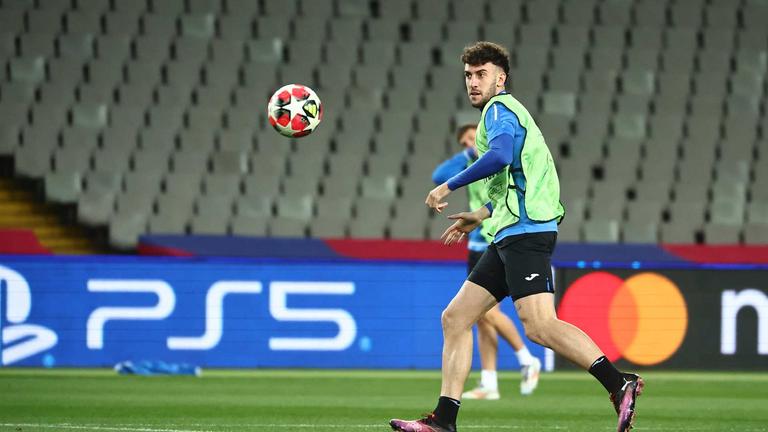 ruggeri-during training session ahead of the UCL match between FC Barcelona - Atalanta_0120