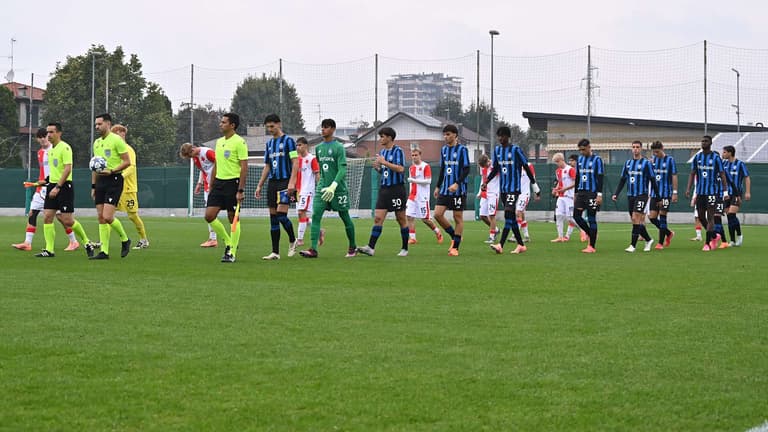 Ingresso squadre - Atalanta U19 - Slavia Praha U19 22-10-2025 001