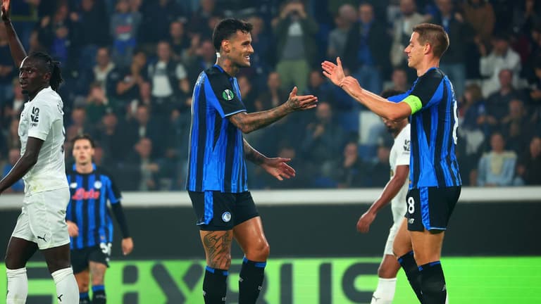 scamacca gianluca e pasalic mario-UECL R1 Atalanta vs Pafos_0038