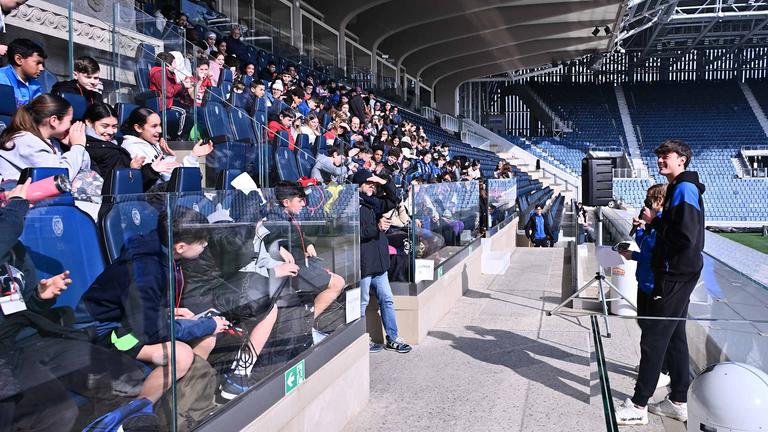 Domande e risposte con il Primavera Mattia Tavanti | La Scuola allo Stadio 2024/25 | Appuntamento numero 5 | Gewiss Stadium 21-02-2025