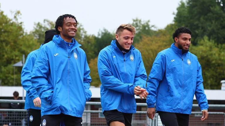 0018-cuadrado retegui ederson-training UCL MD2 Shakhtar-Atalanta