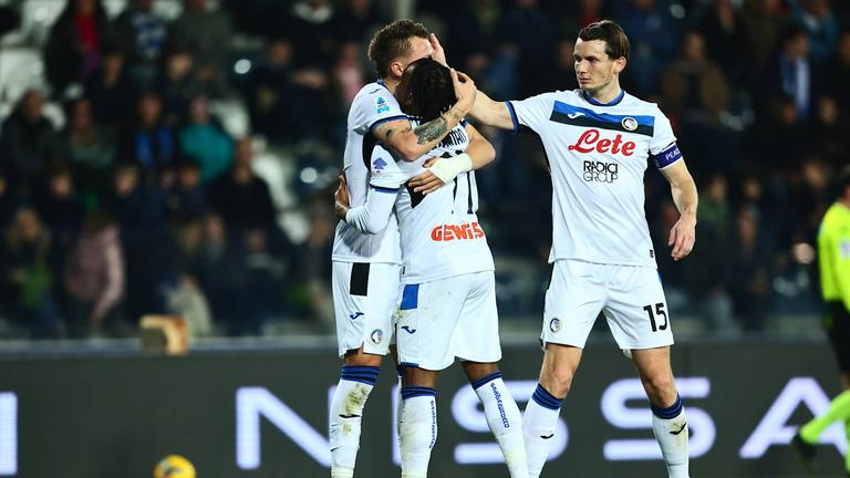 retegui lookman ademola e de roon-Serie A Enilive 2024-25 giornata 26 Empoli - Atalanta_0030