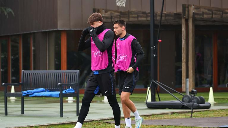 palestra-during training session ahead of the match Club Brugges - Atalanta UCL knockout phase play-offs 1st leg_0013