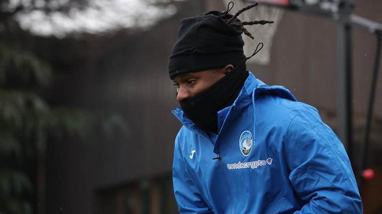 lookman ademola-during MD-1 UCL training Atalanta vs Sturm Graz_0014