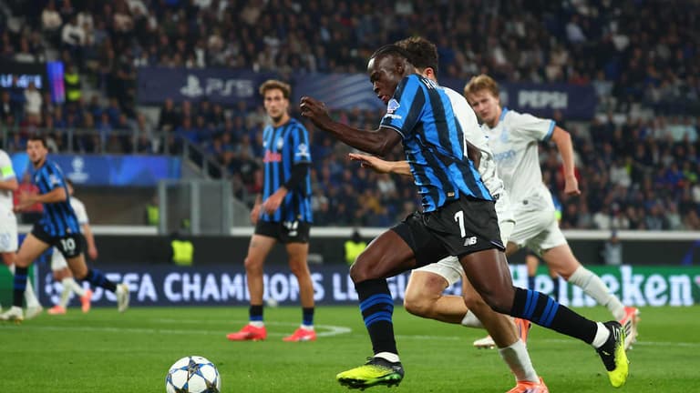 UCL League Phase MD2 Atalanta - Club Brugge sulemana kamaldeen0036