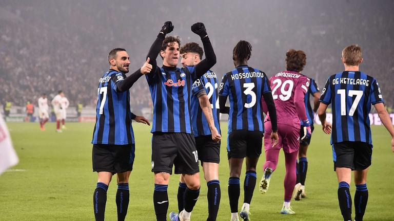 zaniolo dopogol-during UCL MD4 Stuttgart - Atalanta0044