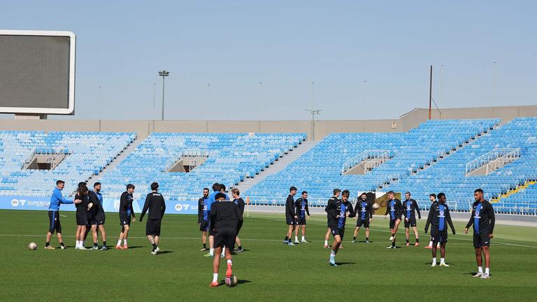 gruppo-training Italian EA Sports FC Supercup Semifinal Inter-Atalanta _0021