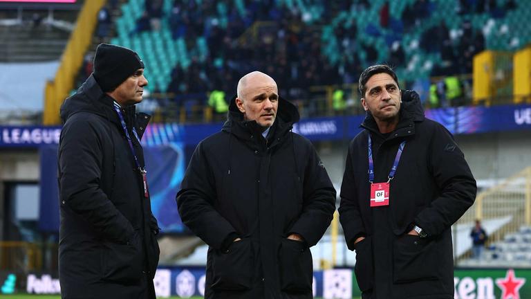 percassi luca - percassi stefano - tony d'amico - Club Brugges - Atalanta UCL knockout phase play-offs 1st leg_0009