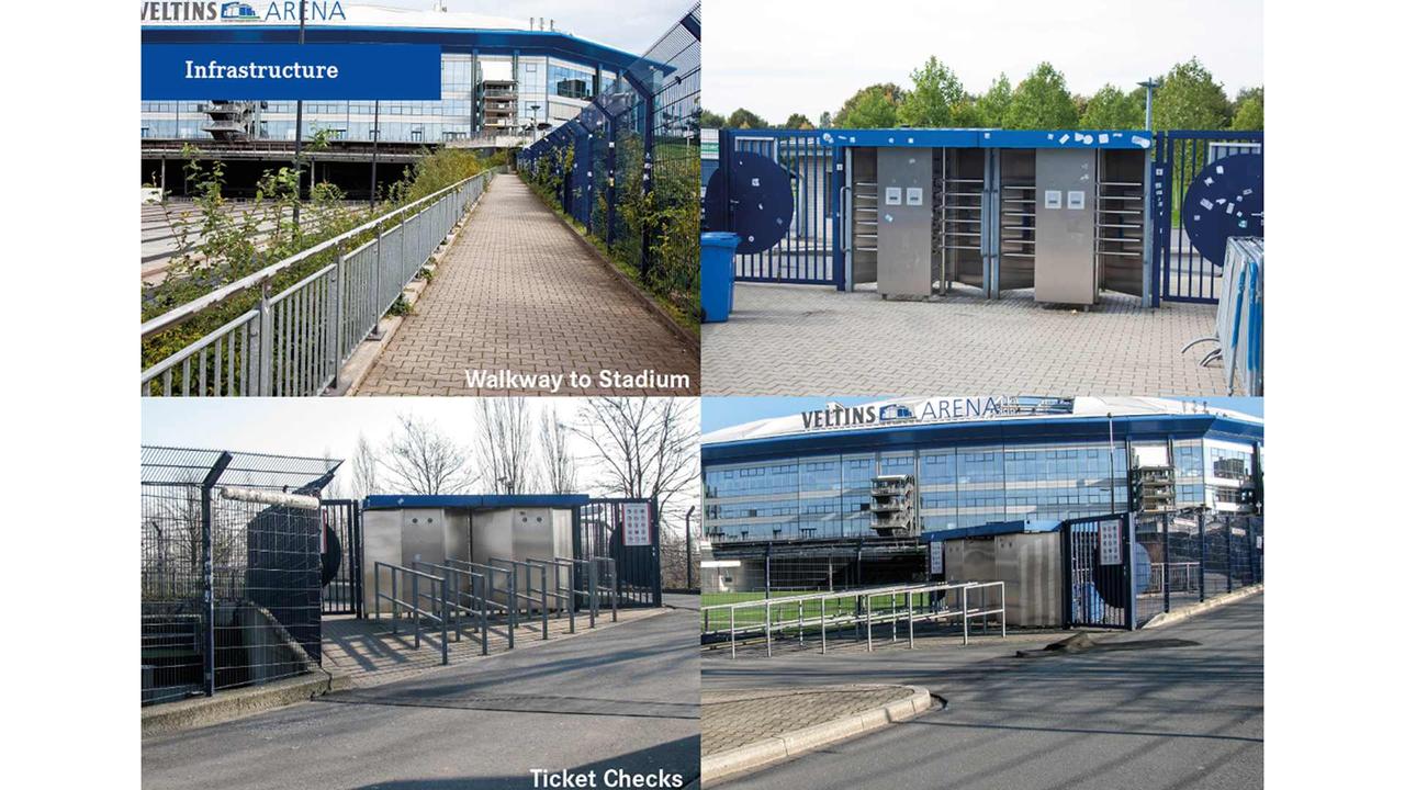 Accessi alla Veltins Arena