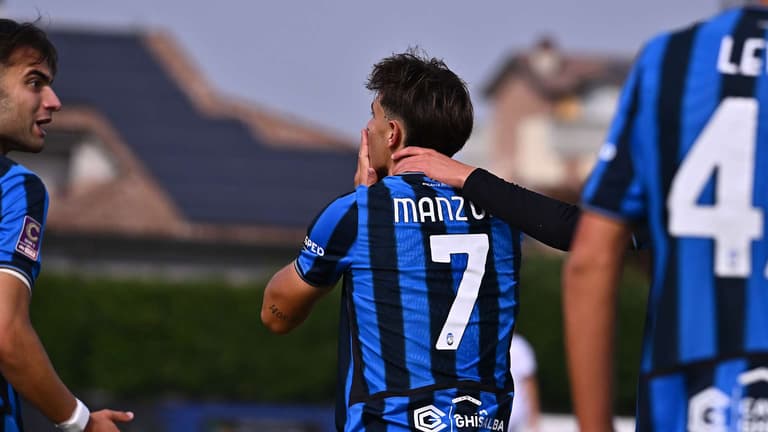 Manzoni Alberto goal 1-0 esultanza - Atalanta U23 - Trapani 19-10-2025 093