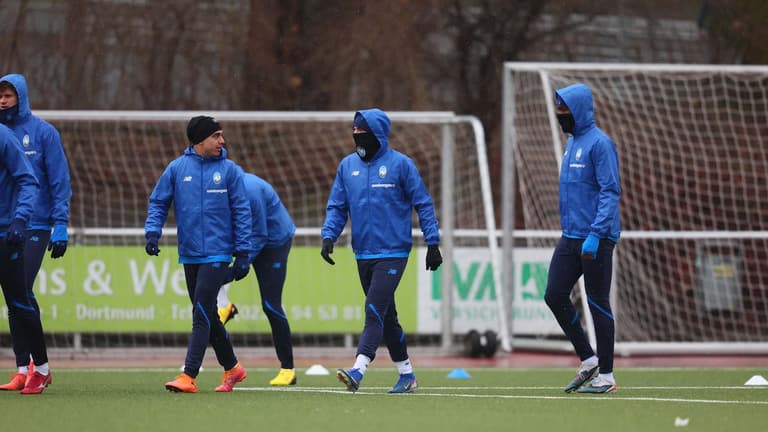 training-Pre-match training-UCL Borussia Dortmund-Atalanta-0532