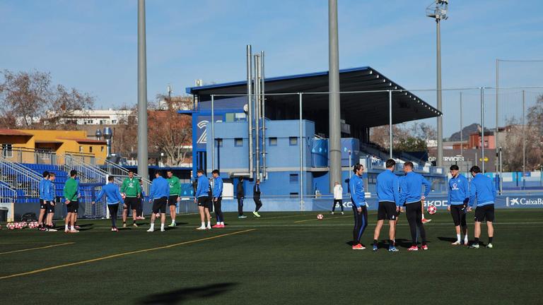 gruppo-during training session ahead of the UCL match between FC Barcelona - Atalanta_0180