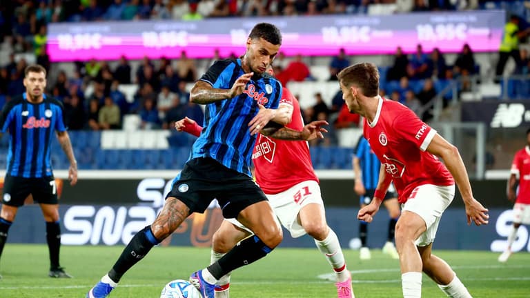 scamacca gianluca-Playoff UECL Atalanta vs Hapoel Tel-Aviv-0008