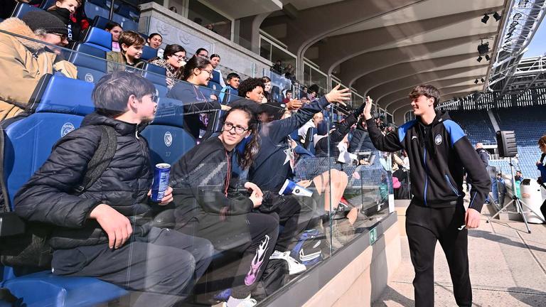 L'arrivo di Mattia Tavanti | La Scuola allo Stadio 2024/25 | Appuntamento numero 5 | Gewiss Stadium 21-02-2025