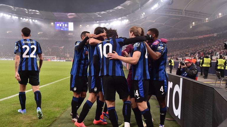zaniolo dopogol-during UCL MD4 Stuttgart - Atalanta0041