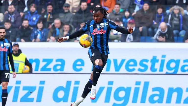 lookman ademola-Serie A Enilive 2024-25 giornata 27 Atalanta-Venezia-0017