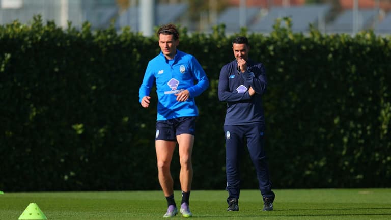 Raffaele Palladino Head Coach-Atalanta training session--1237