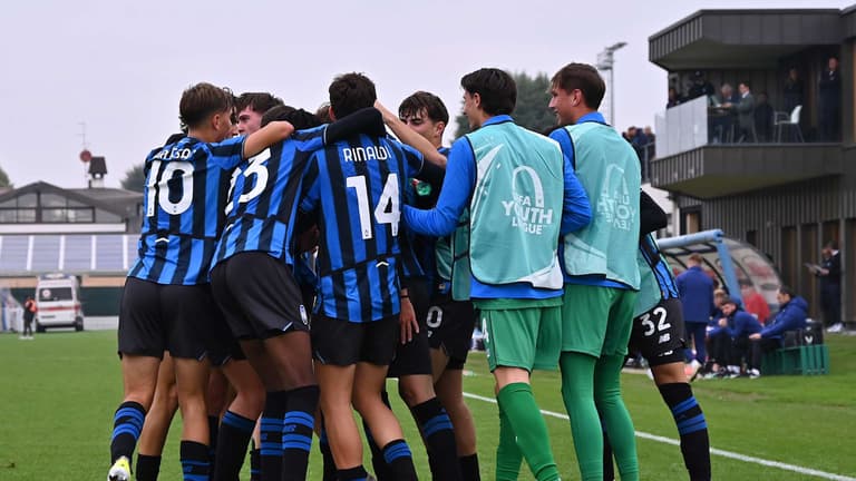 Gasparello Francesco goal 2-0 esultanza - Atalanta U19 - Slavia Praha U19 22-10-2025 137