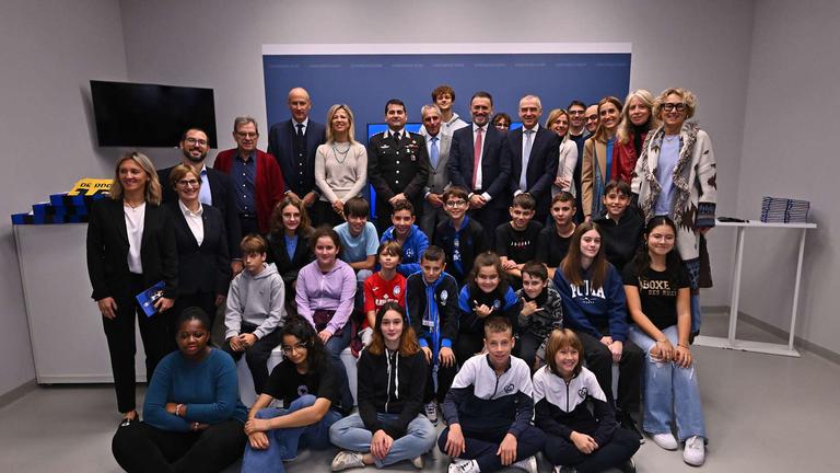 Foto di gruppo - Presentazione La scuola allo Stadio 09-10-2024 022