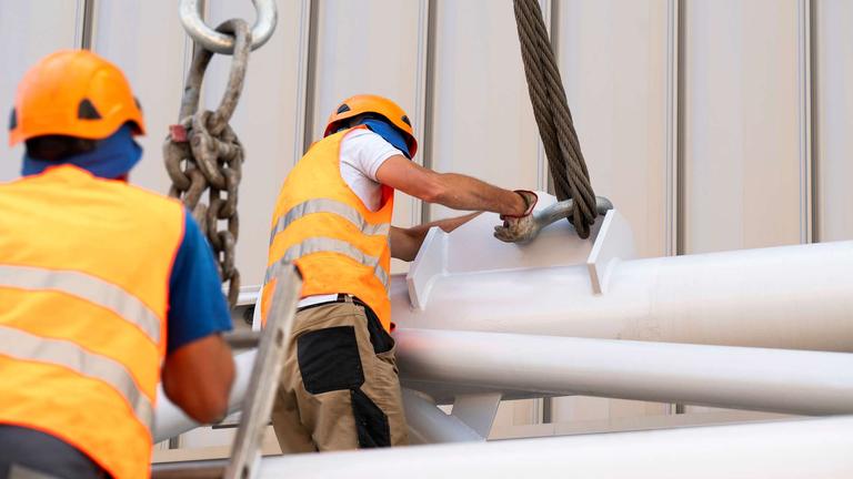Operai al lavoro