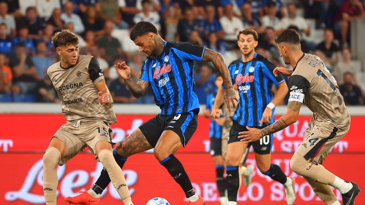 Scamacca on target against Cagliari, but the three points go to the Sardinians