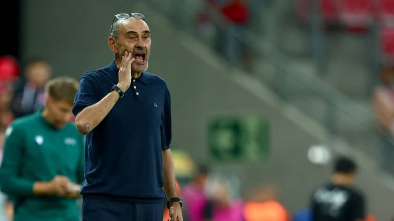 sarri maurizio-Playoff UECL Hapoel Tel-Aviv vs Atalanta-0026