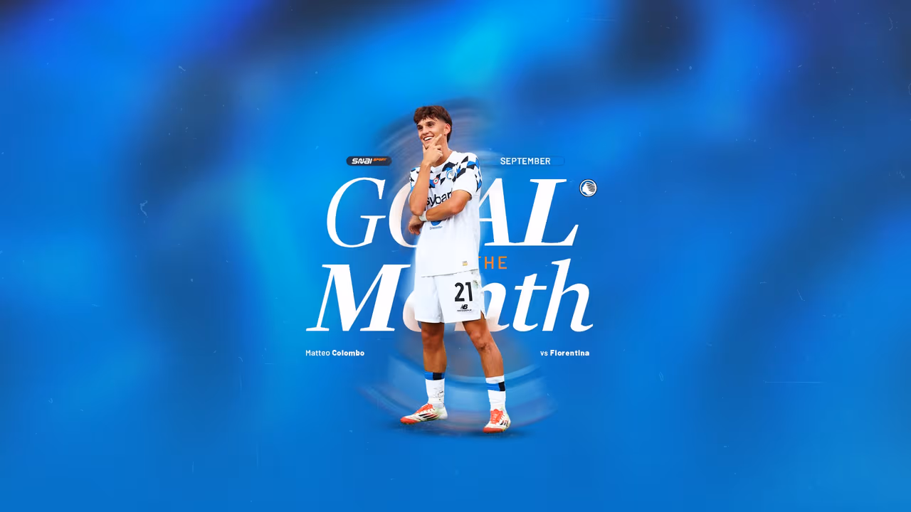 Primavera Strikes Gold: Colombo wins the Snai Sport GOTM of September!