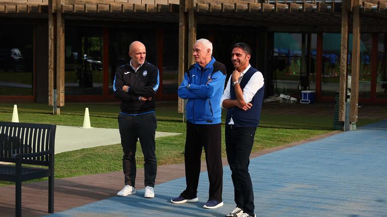 antonio percassi, luca percassi e d’amico-during MD-1 UCL training  Atalanta vs Celtic_0047