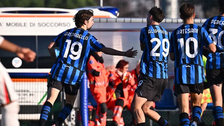 Gasparello Francesco goal 1-1 esultanza - Atalanta U19 vs Chelsea U19 09-12-2025 050
