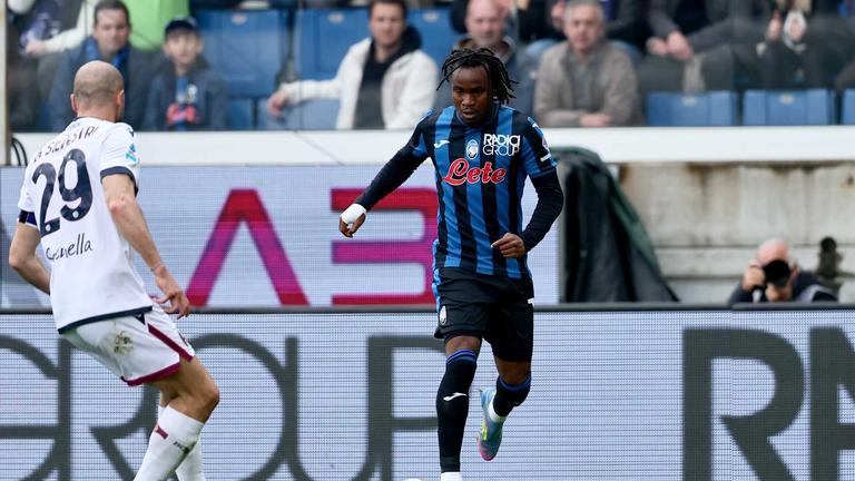 lookman ademola-Serie A Enilive 2024-25 giornata 32 Atalanta-Bologna_0418