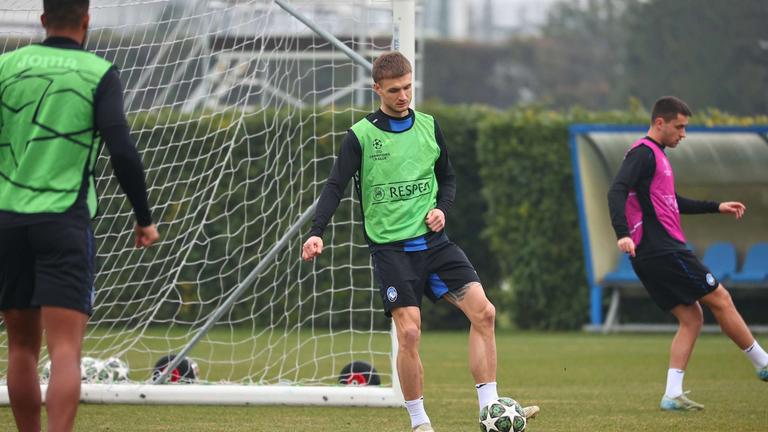 posch-during training session ahead of the match Club Brugges - Atalanta UCL knockout phase play-offs 1st leg_0035