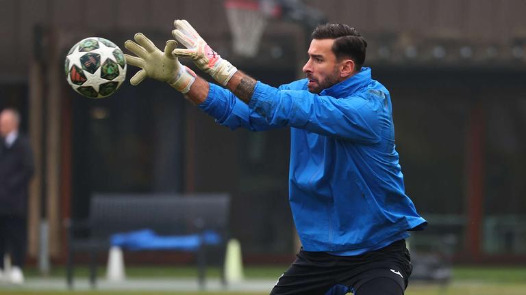 rui patricio-during training session ahead of the match Club Brugges - Atalanta UCL knockout phase play-offs 1st leg_0024