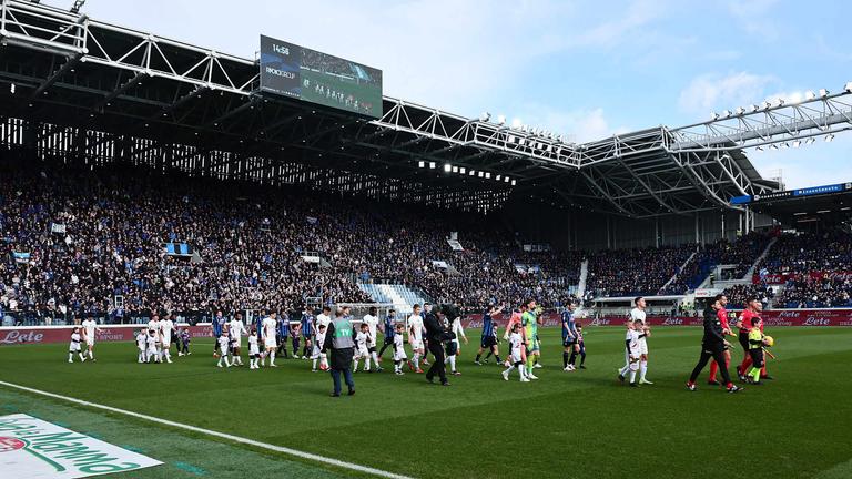 ingresso squadre-Serie A Enilive 2024-25 giornata 27 Atalanta-Venezia-0002