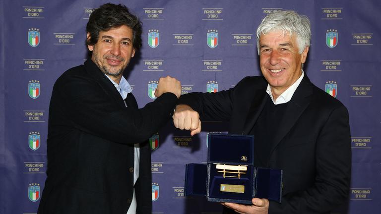 Demetrio Albertini and Gian Piero Gasperini, Panchina d’oro for the 2019-2020 season