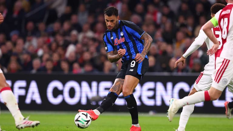 scamacca gianluca-UECL League Phase M2 Ajax - Atalanta-0012