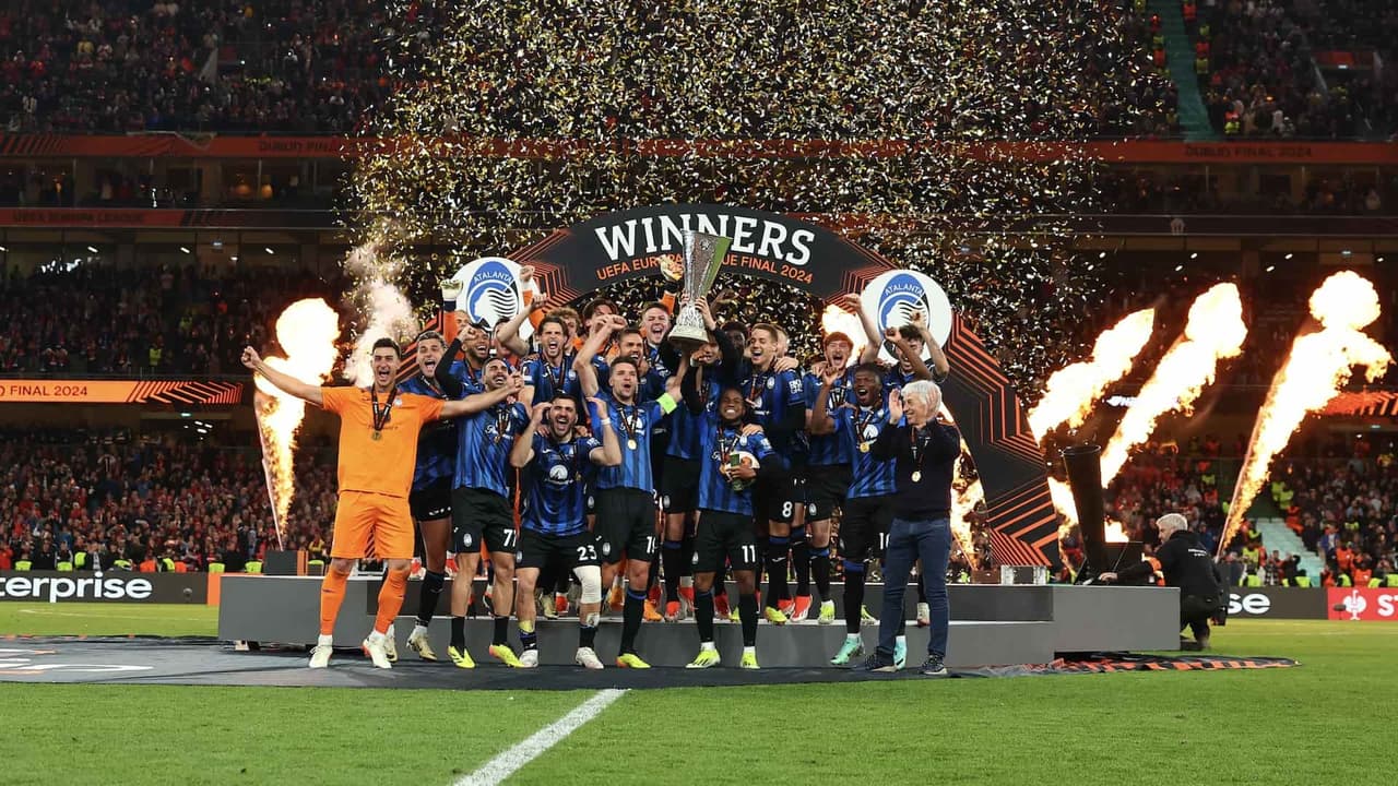 The sky is black and blue over Dublin: we are 2023/24 Europa League champions!!!