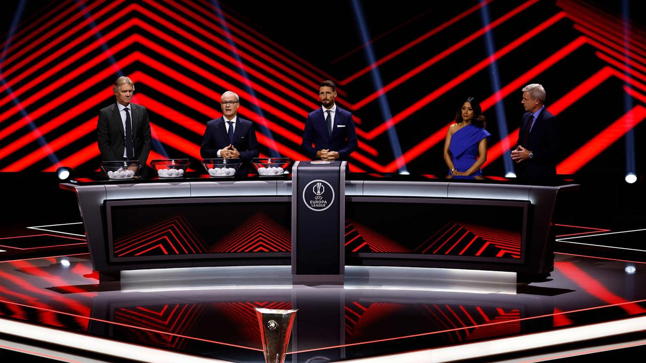 UEFA Europa League 202425 League Phase Draw STROMBERG SORTEGGIO