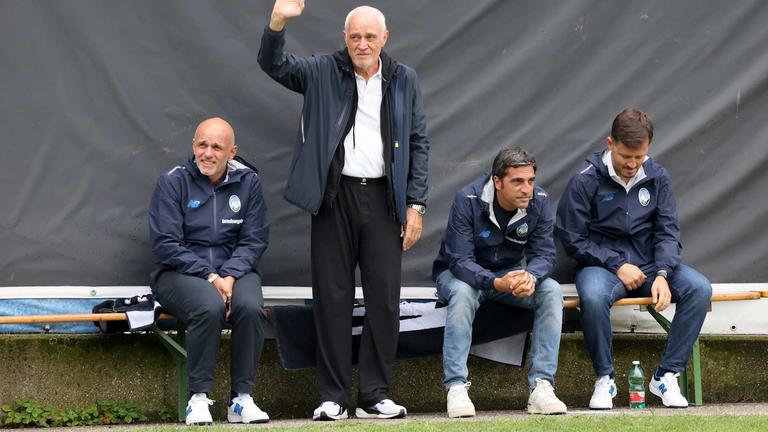 Antonio Percassi-Luca Percassi-Tony d'Amico-Fabio Gatti-Amichevole Atalanta vs Atalanta U23 2025-2026