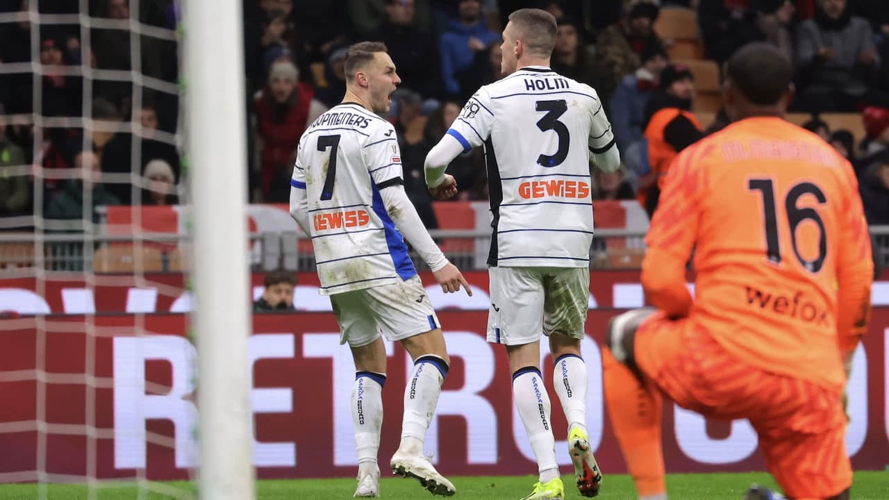 Coppa Italia Milan v Atalanta: the stats of the game